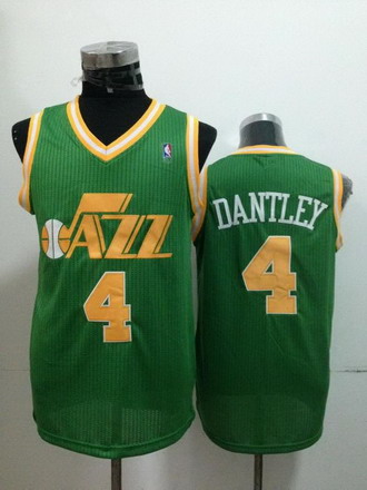 Utah Jazz #4 Adrian Dantley Green Swingman Throwback Jersey - Zenithce