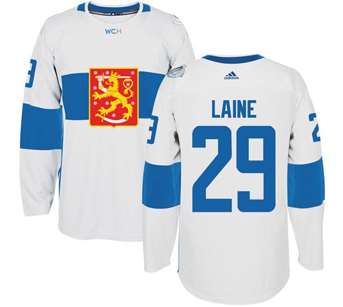 Team Finland #29 Patrik Laine White 2016 World Cup Stitched Jersey - Zenithce