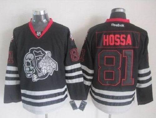 Blackhawks #81 Marian Hossa New Black Ice Stitched Jersey - Zenithce