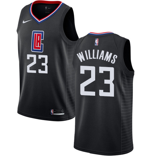 Clippers #23 Louis Williams Black Swingman Statement Edition Jersey - Zenithce