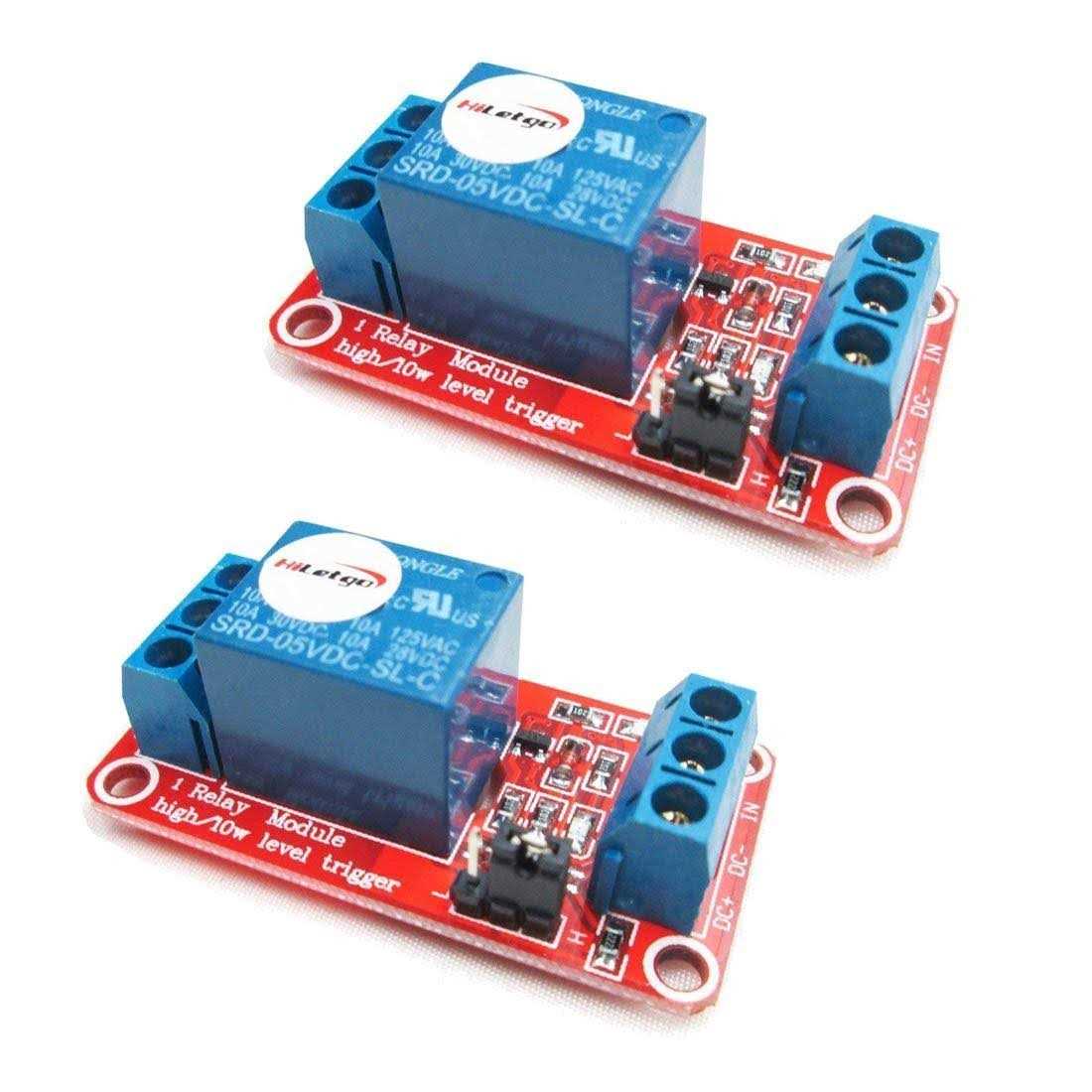 HiLetgo 12V 1 Channel Relay Module With Optocoupler Isolation Support High or Low Level Trigger - Zenithce