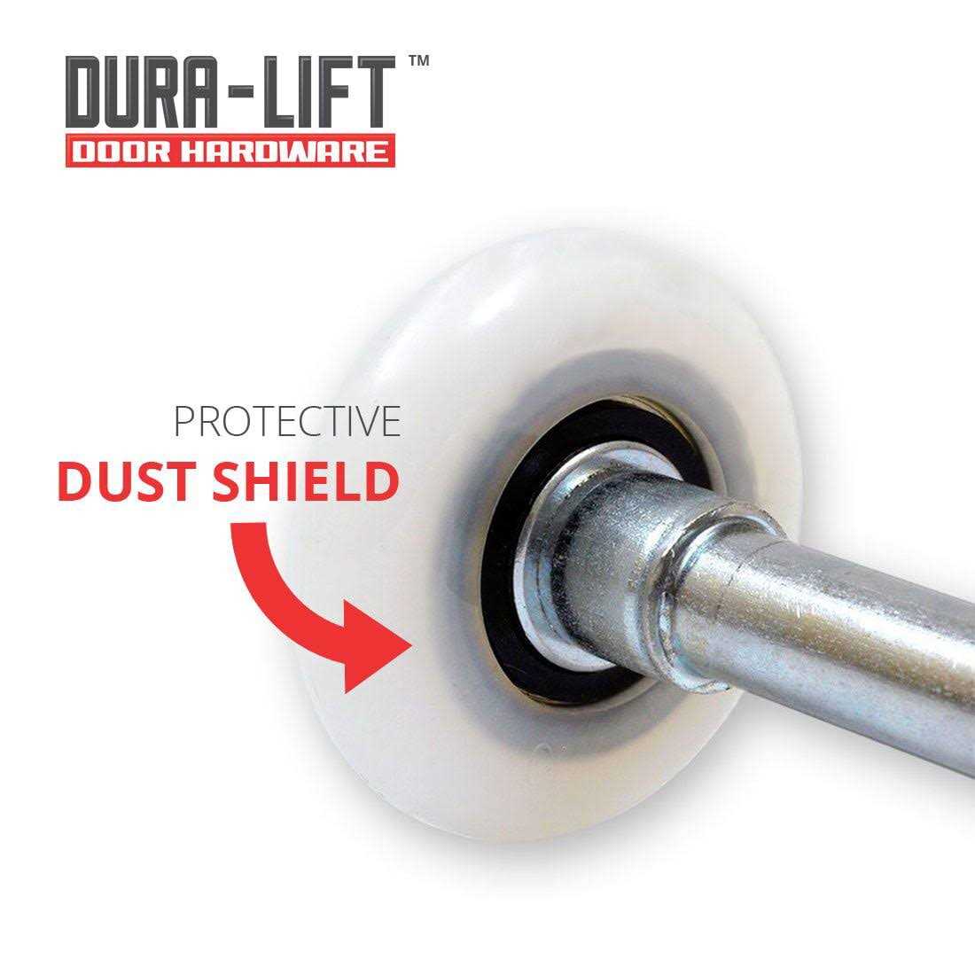 DURA-LIFT Ultra-Life MAX 2 Sealed 6200ZZ Bearing Nylon Garage Door Roller - Zenithce