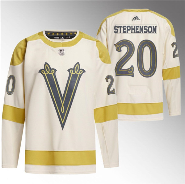 Vegas Golden Knights #20 Chandler Stephenson Cream 2024 Winter Classic Breakaway Stitched Jersey - Zenithce