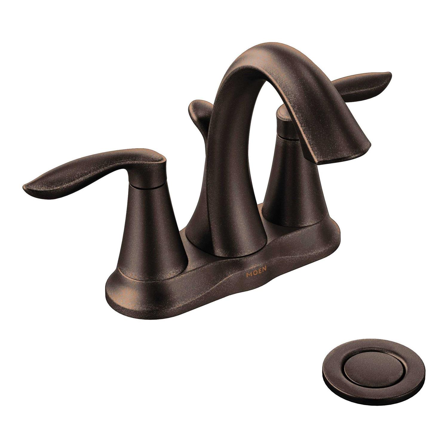 Moen Eva Centerset Two-Handle Bathroom Faucet - Zenithce