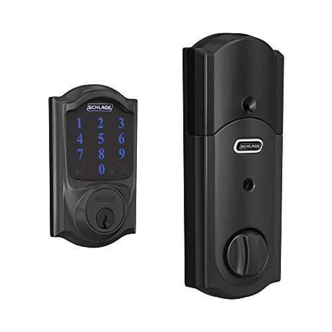 Schlage BE469NX-CAM Connect Camelot Touchscreen Electronic Deadbolt - Zenithce