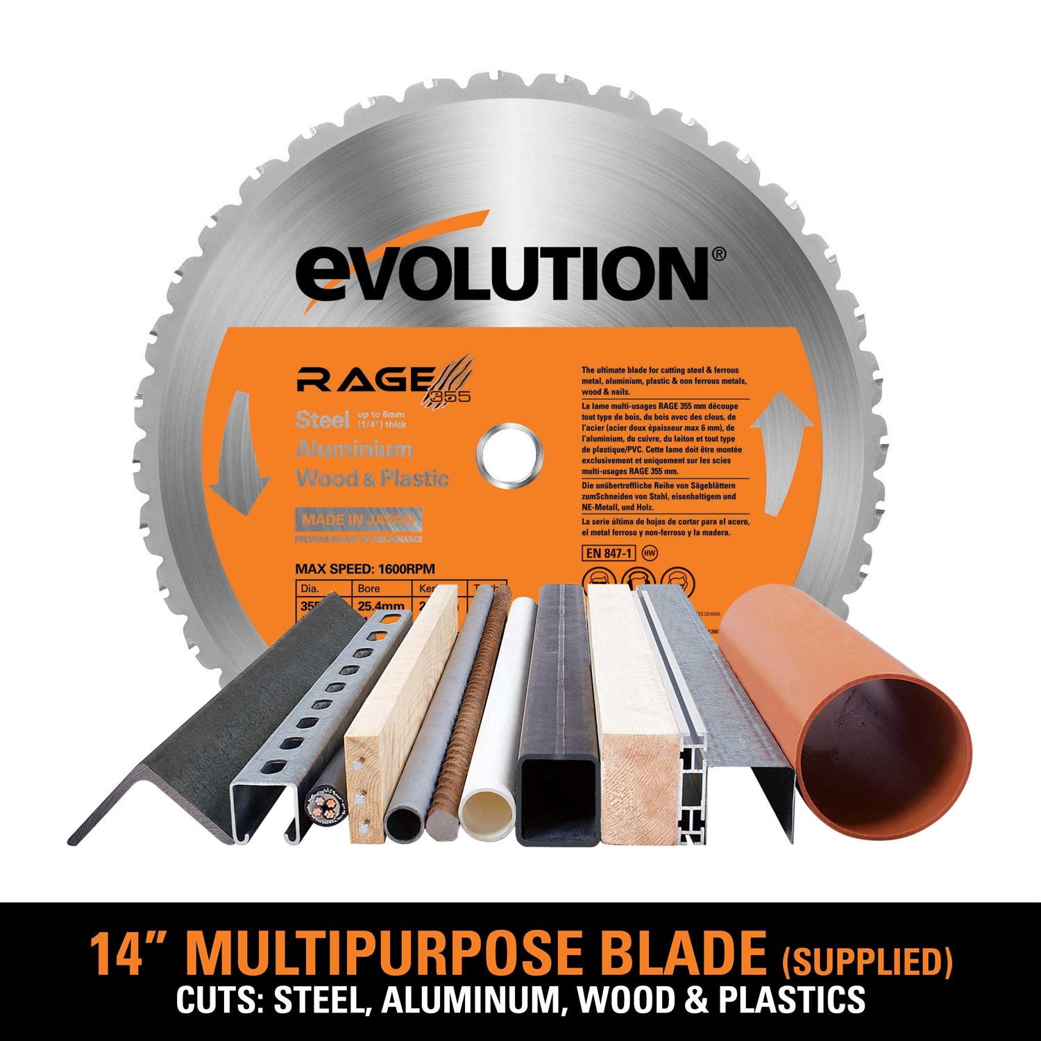 Evolution R230DCT 9 in Concrete Saw - Zenithce