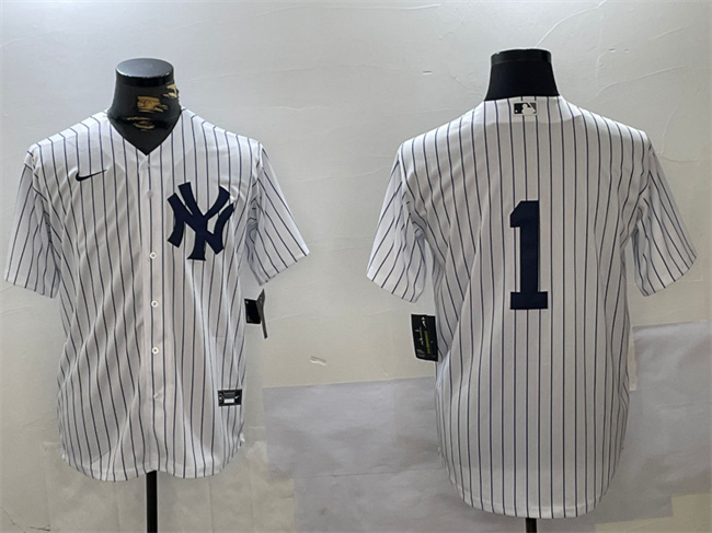 New York Yankees #1 Bobby Murcer White Cool Base Stitched Jersey - Zenithce