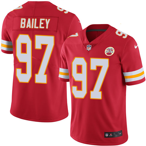 Kansas City Chiefs #97 Allen Bailey Red Vapor Untouchable Limited Stitched Jersey - Zenithce