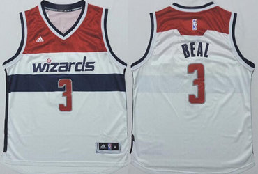 Washington Wizards #3 Bradley Beal Revolution 30 Swingman 2014 New White Jersey - Zenithce