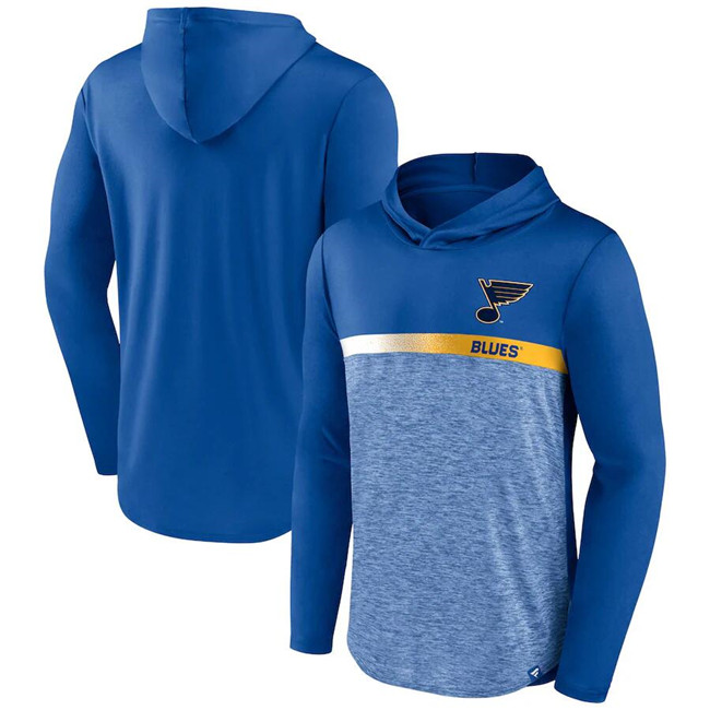 St. Louis Blues Blue Podium Defender Pullover Hoodie - Zenithce