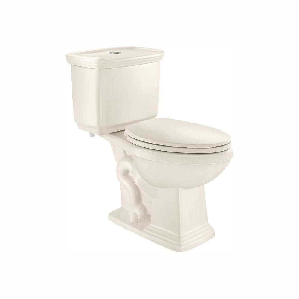 Glacier Bay 2-Piece 1.0 GPF/1.28 GPF High Efficiency Dual Flush Elongated Toilet - Zenithce