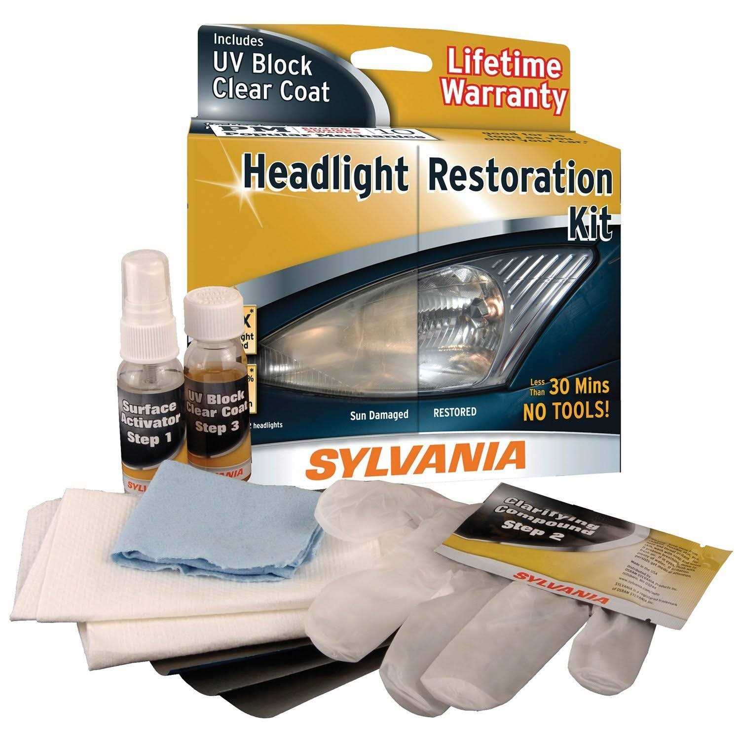 Sylvania Headlight Restoration Kit - Zenithce