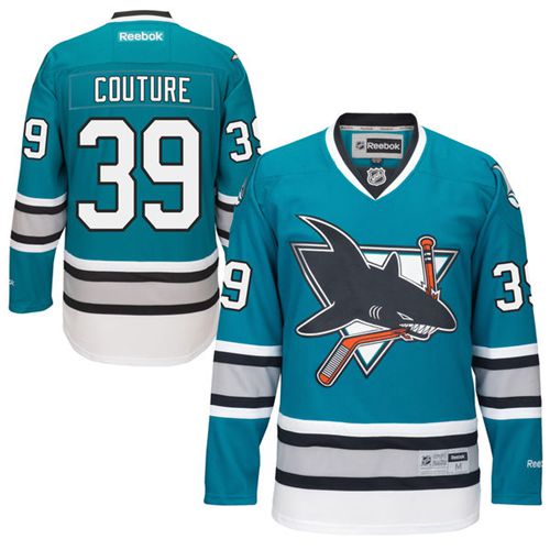 Sharks #39 Logan Couture Teal 25th Anniversary Stitched Jersey - Zenithce