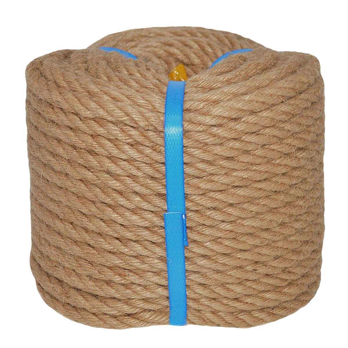 Natural Jute Rope Hemp Rope Strong Jute Twine for Crafts Gardening Hammock Decorating - Zenithce