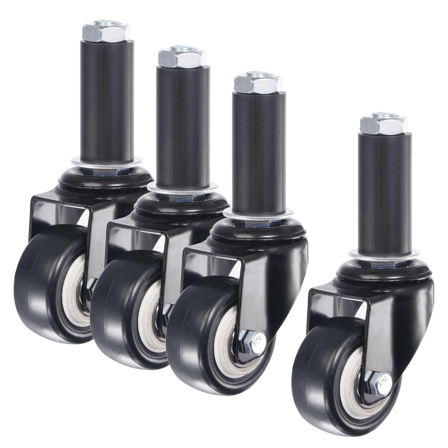 Uxcell Swivel Expanding Stem Caster Capacity for Kitchen Prep PVC - Zenithce