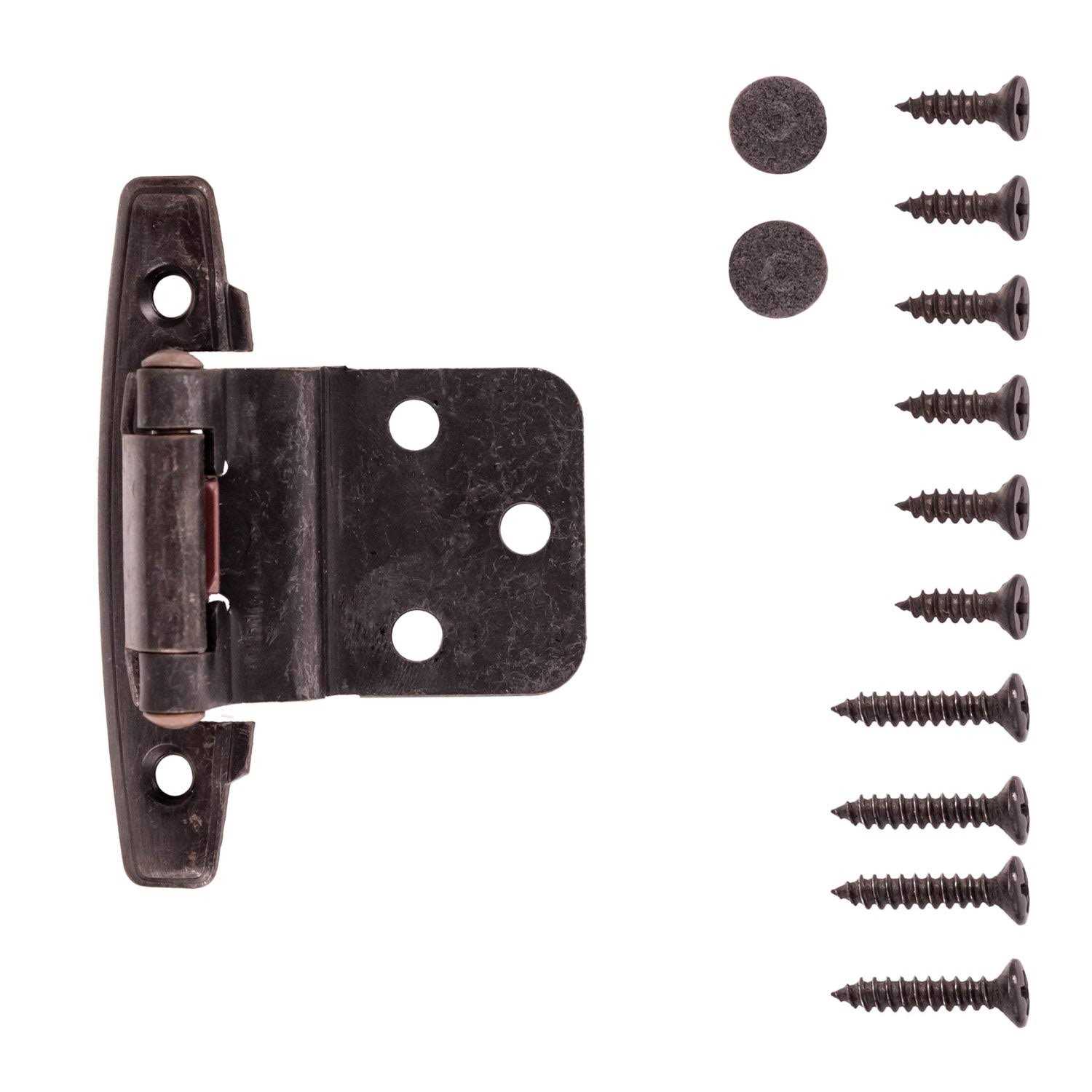 Hickory Hardware Surface Flush Mounted Hinge P106 - Zenithce