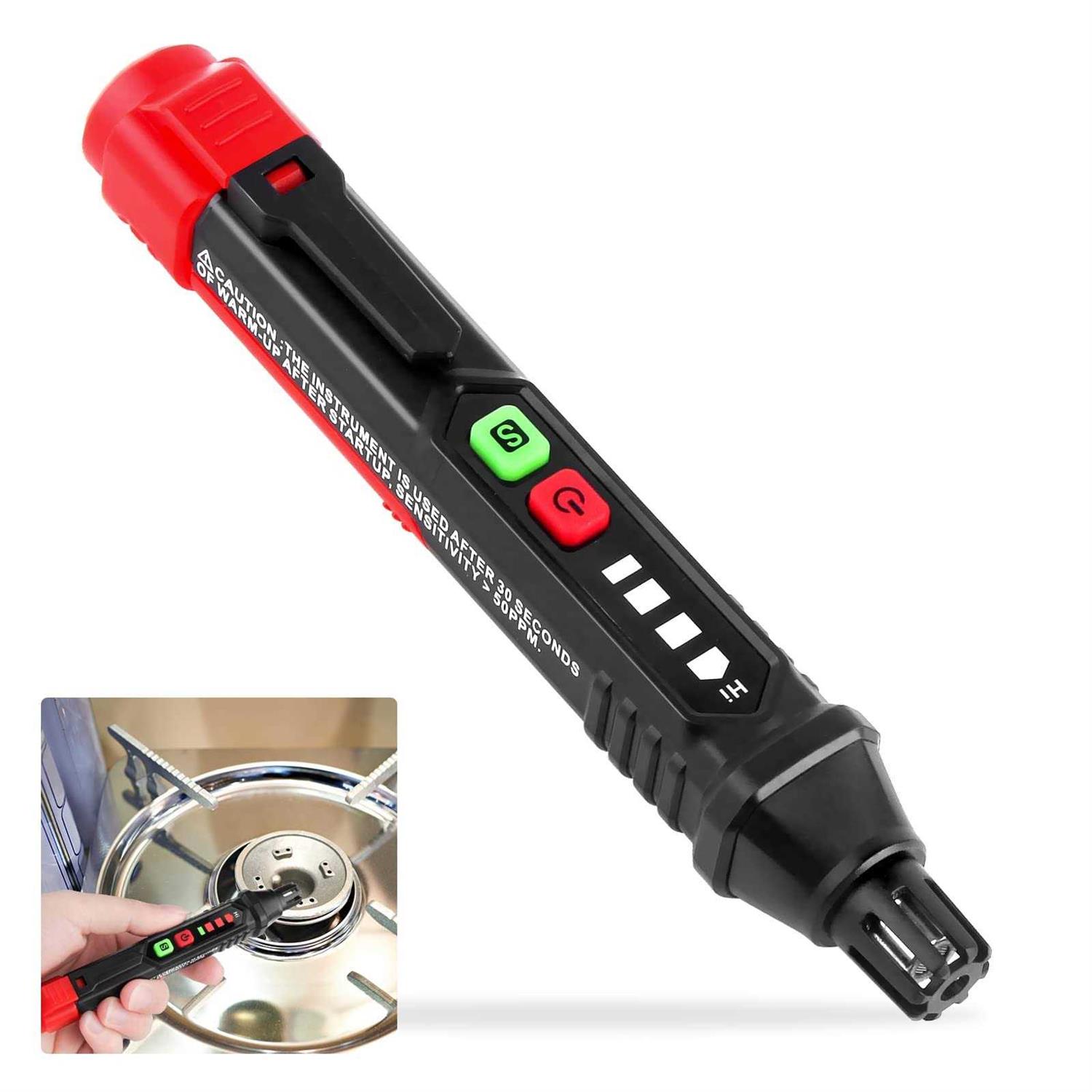 Gas Leak Detector Natural Digital Gas Detector Home Gas Alarm Gas Leak Detector,High Sensitivity LPG LNG Coal Natural Gas Leak Detection - Zenithce