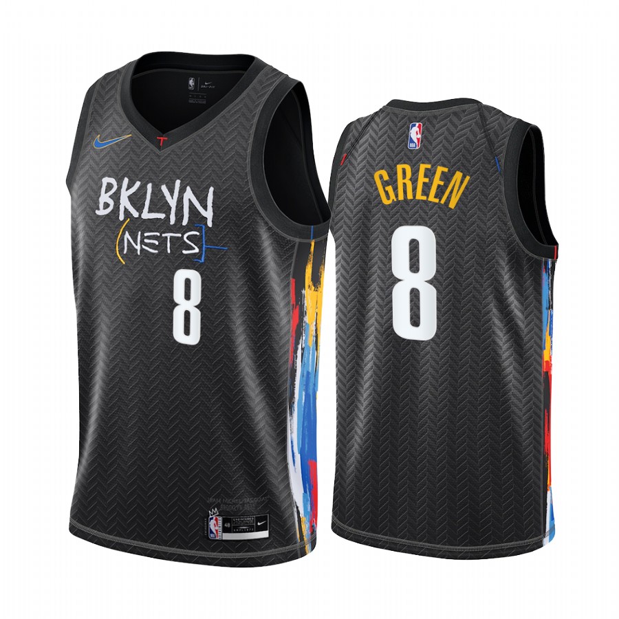 Brooklyn Nets #8 Jeff Green Black Swingman 2020-21 City Edition Jersey - Zenithce