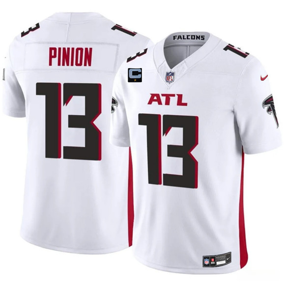 Atlanta Falcons #13 Bradley Pinion White 2025 F.U.S.E With 1-Star C Patch Vapor Untouchable Limited Stitched Jersey - Zenithce
