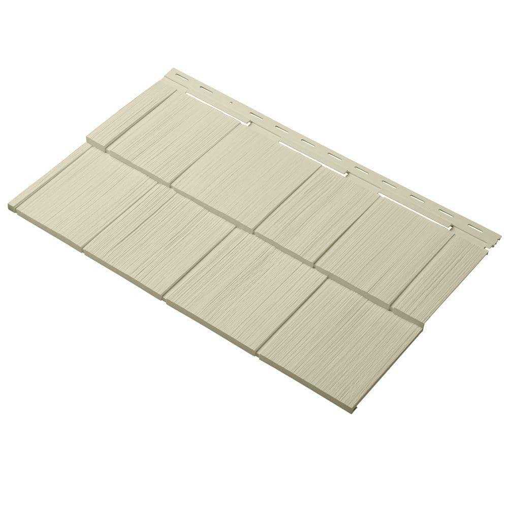 Ply Gem Take Home Sample Cedar Dimensions Shingle 24 in. Polypropylene Siding - Zenithce