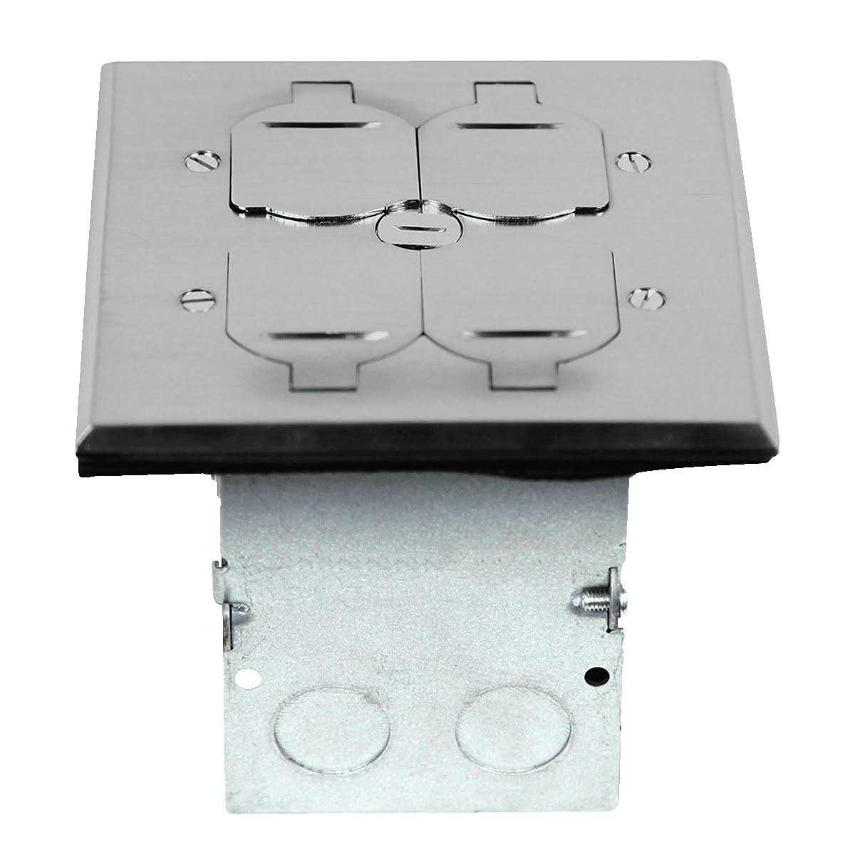 Enerlites Weatherproof Outlet Box with Three Threaded Outlets Outdoor Electrical Box - Zenithce