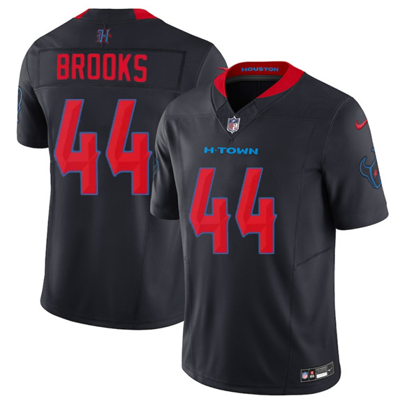 Houston Texans #44 British Brooks Navy 2nd Alternate 2025 F.U.S.E. Vapor Limited Football Stitched Jersey - Zenithce