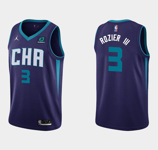 Charlotte Hornets #3 Terry Rozier III Stitched Jersey - Zenithce