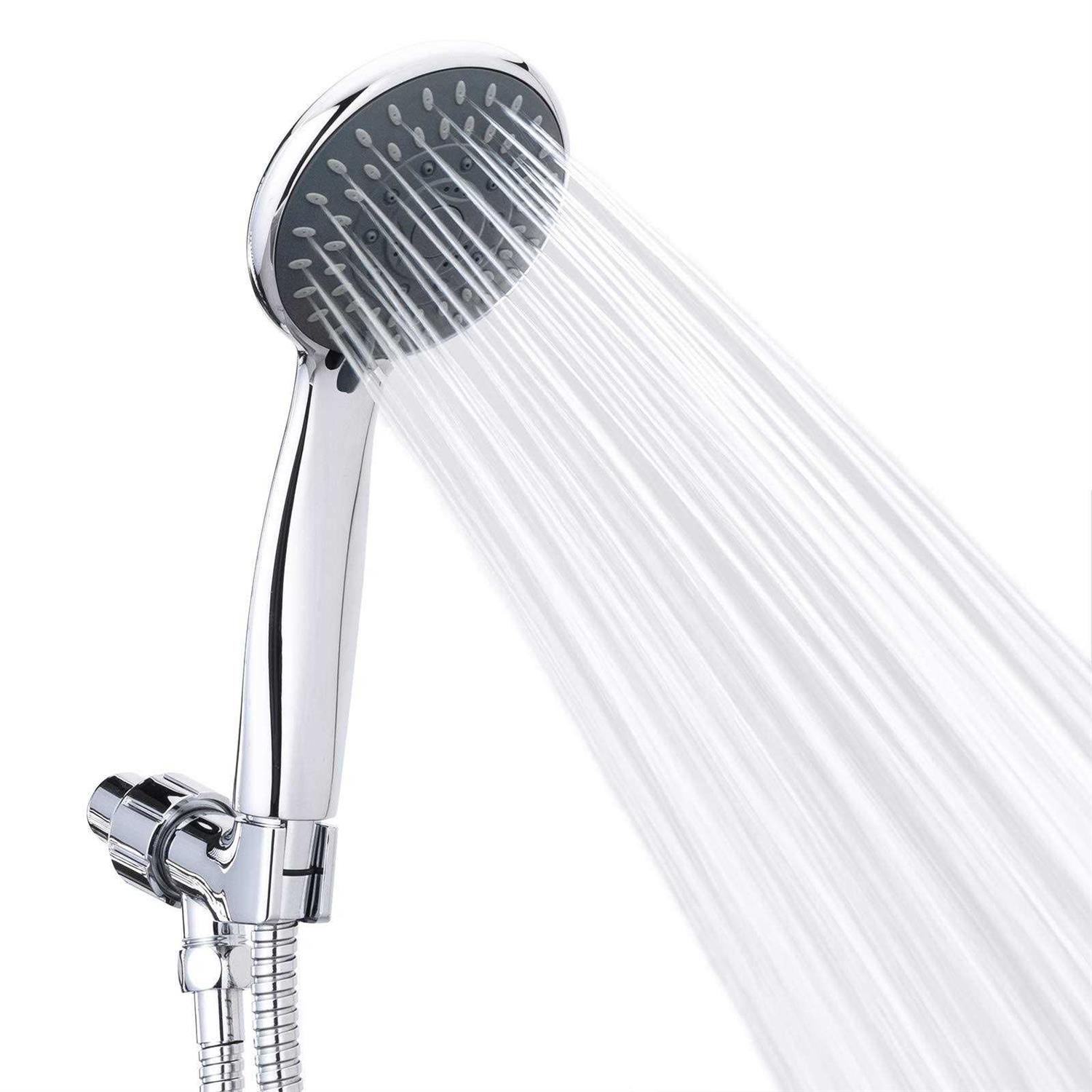 High Pressure Filter Shower Head with Replacement Hose and Bracket, 3 Mode Function Spray, Water Saving Shower for Best Shower experience, Rain - Zenithce