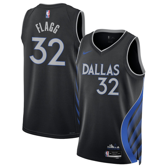 Dallas Mavericks #32 Cooper Flagg Black 2025-26 City Edition Stitched Jersey - Zenithce