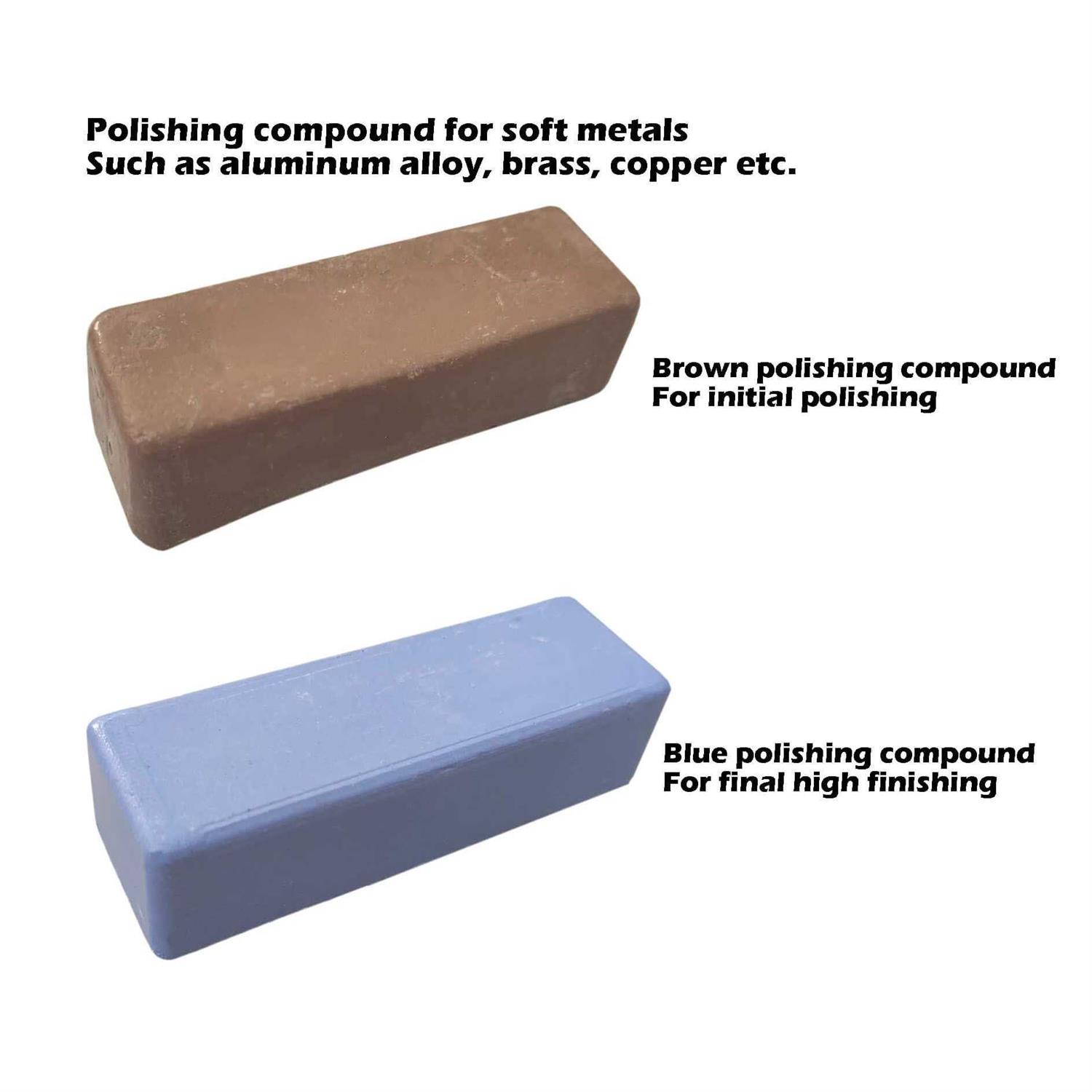 PR PURUI PURUI 100g Polishing Buffing Compound Kit 6PC-Kit Includes:Black Emery,General Green,White,Brown Tripoli,All Purpose Blue - Zenithce