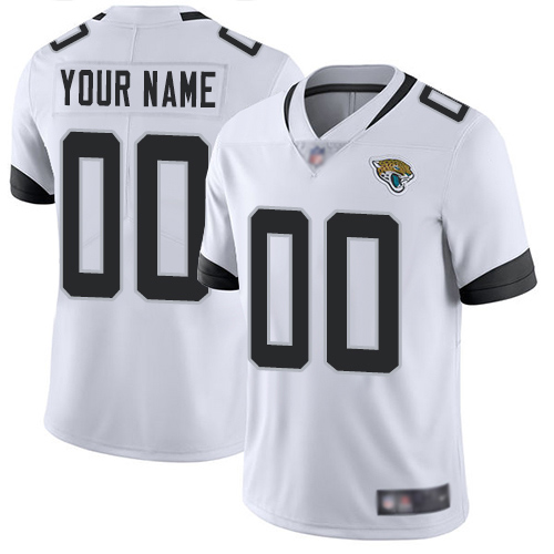 Jaguars Customized White Vapor Untouchable Limited Stitched Jersey - Zenithce