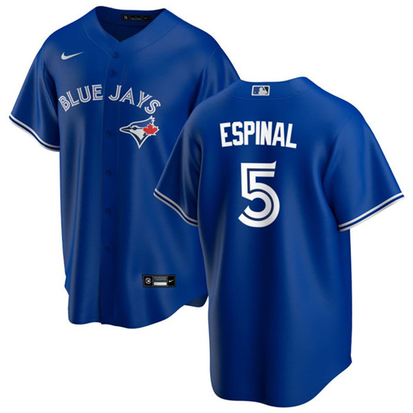 Toronto Blue Jays #5 Santiago Espinal Royal Cool Base Stitched Jersey - Zenithce