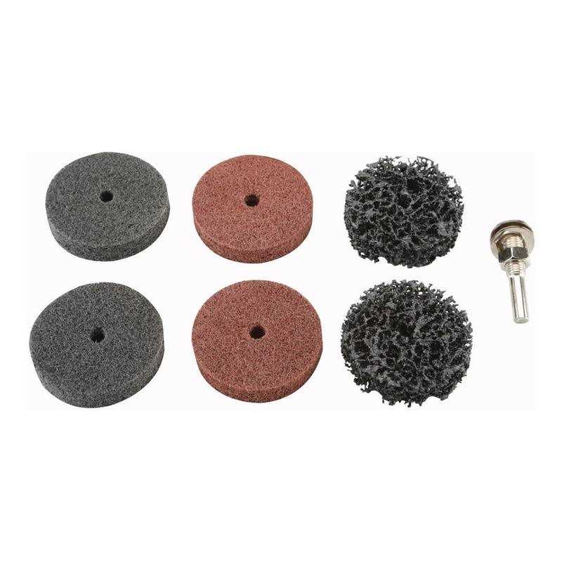 Warrior 2 in. 80 Grit Nylon Abrasive Cup Wheel with 1/4 in. Shank - Zenithce