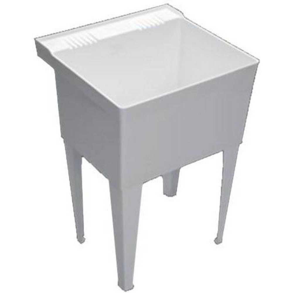 PROFLO PFLT2024 20 Single Compartment Floor Mounted Laundry Sink - Zenithce
