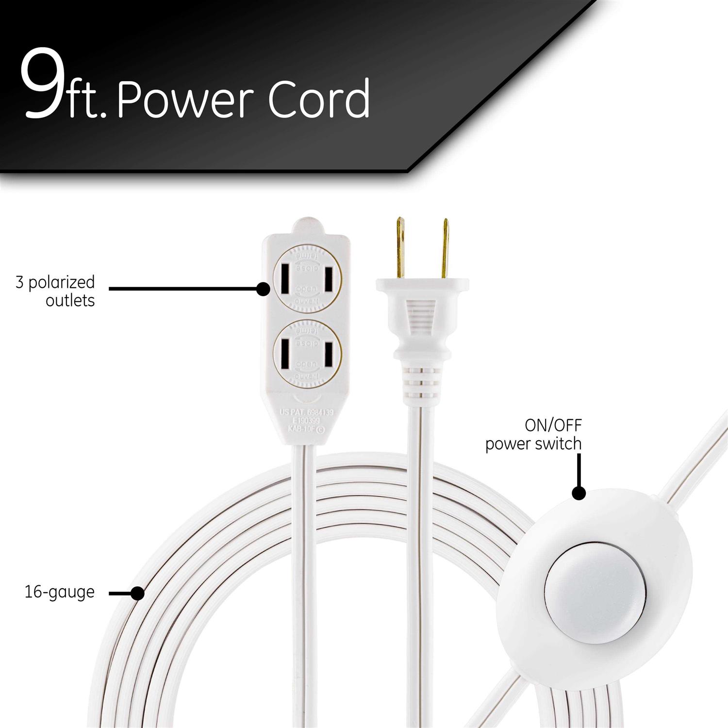 GE 3 Outlet Tap Grounded 14493 - Zenithce