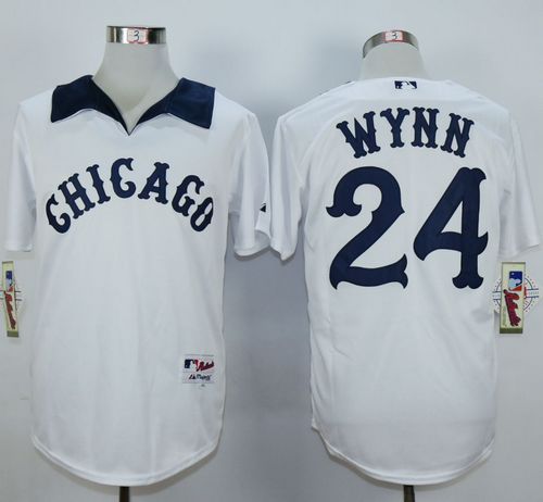 White Sox #24 Early Wynn White 1976 Turn Back The Clock Stitched Jersey - Zenithce
