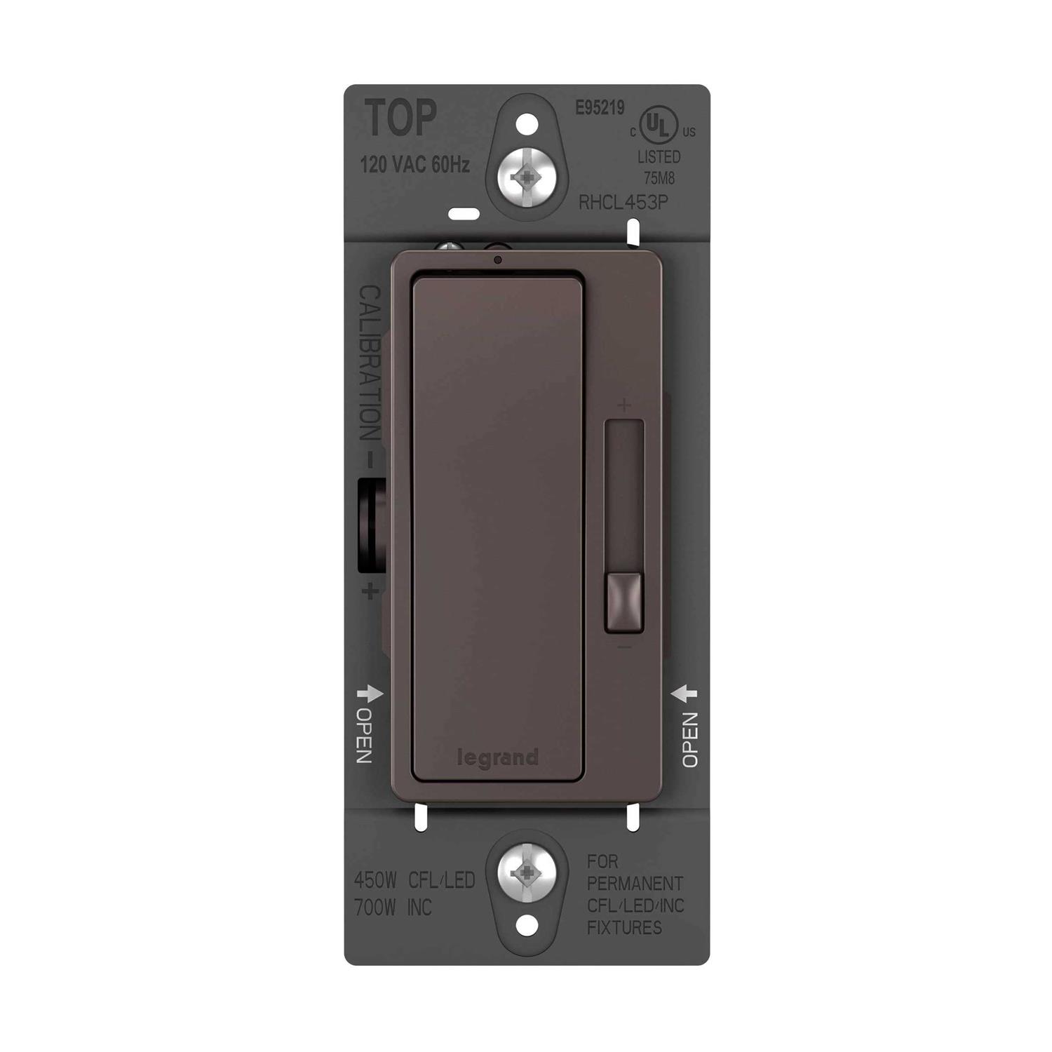 Legrand Radiant 450W CFL LED Single Pole 3-Way Dimmer RHCL453PW - Zenithce