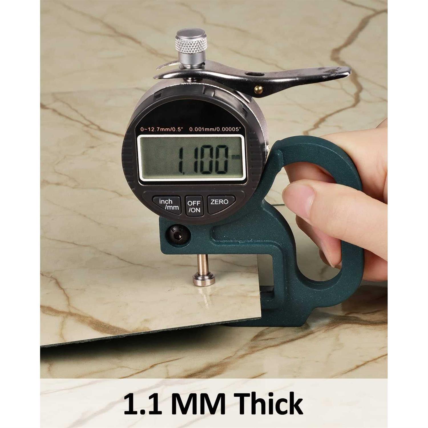 WESTICK Peel and Stick Floor Tile Grey Marble Vinyl Flooring Self Adhesive Waterproof Tile Removable Tile - Zenithce