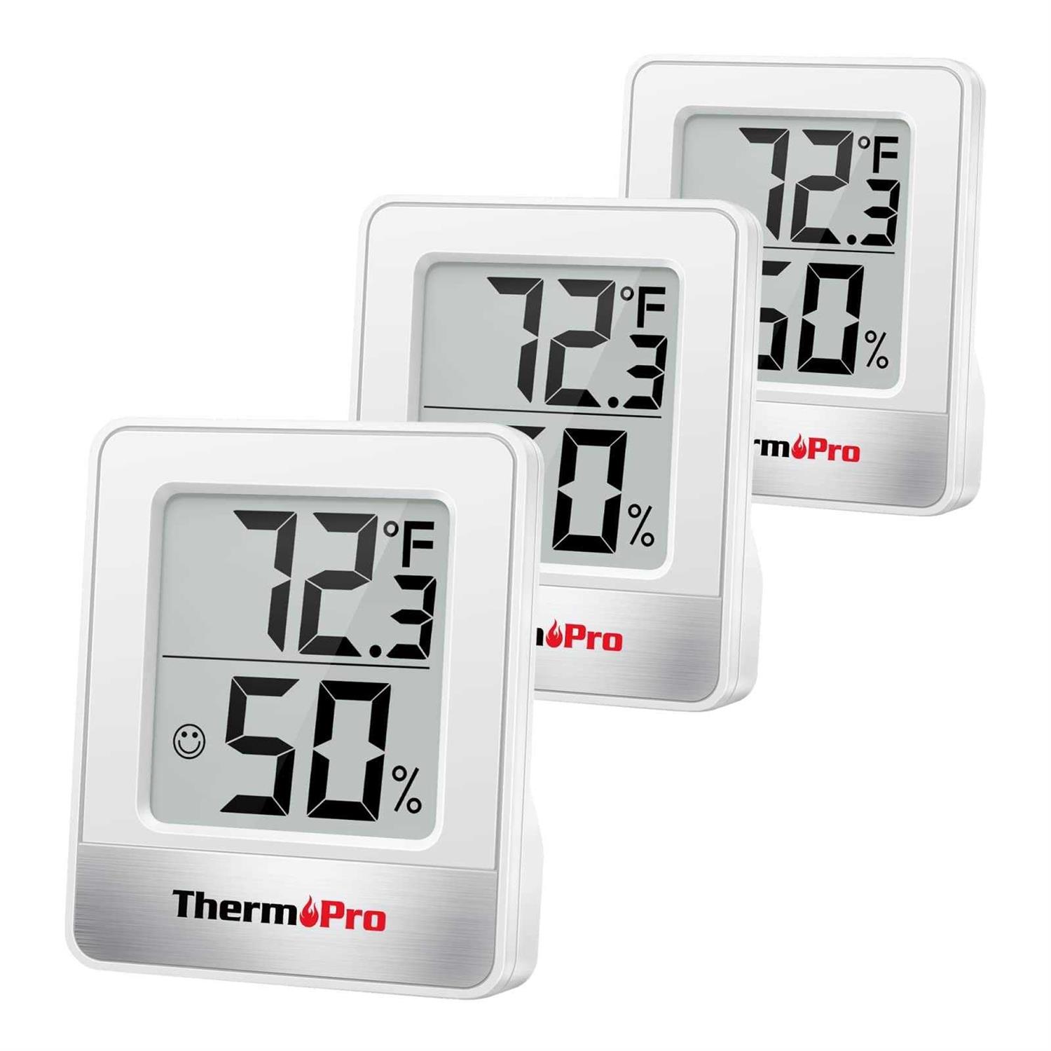 ThermoPro TP49 Digital Hygrometer Indoor Thermometer Humidity Meter Mini Hygrometer Thermometer with Temperature and Humidity Monitor Room - Zenithce
