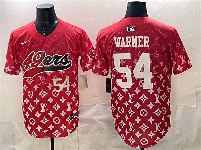 San Francisco 49ers #54 Fred Warner Red Limited Stitched Jersey - Zenithce