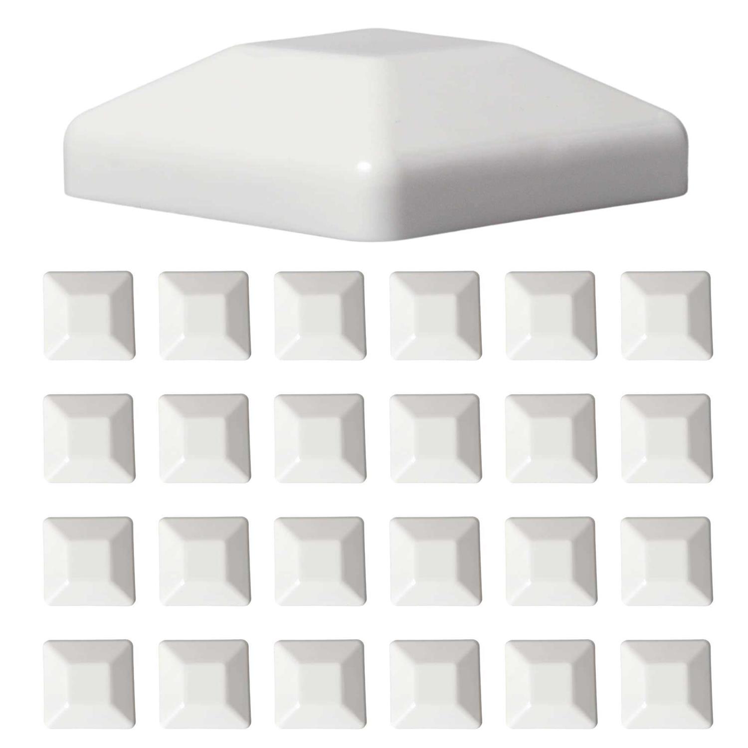 Tongass 4×4 Fence Post caps Made from Black Durable Plastic - Zenithce