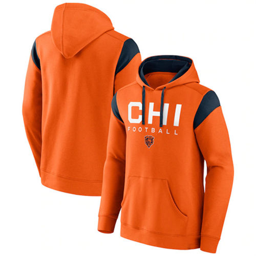 Chicago Bears Orange Call The Shot Pullover Hoodie - Zenithce