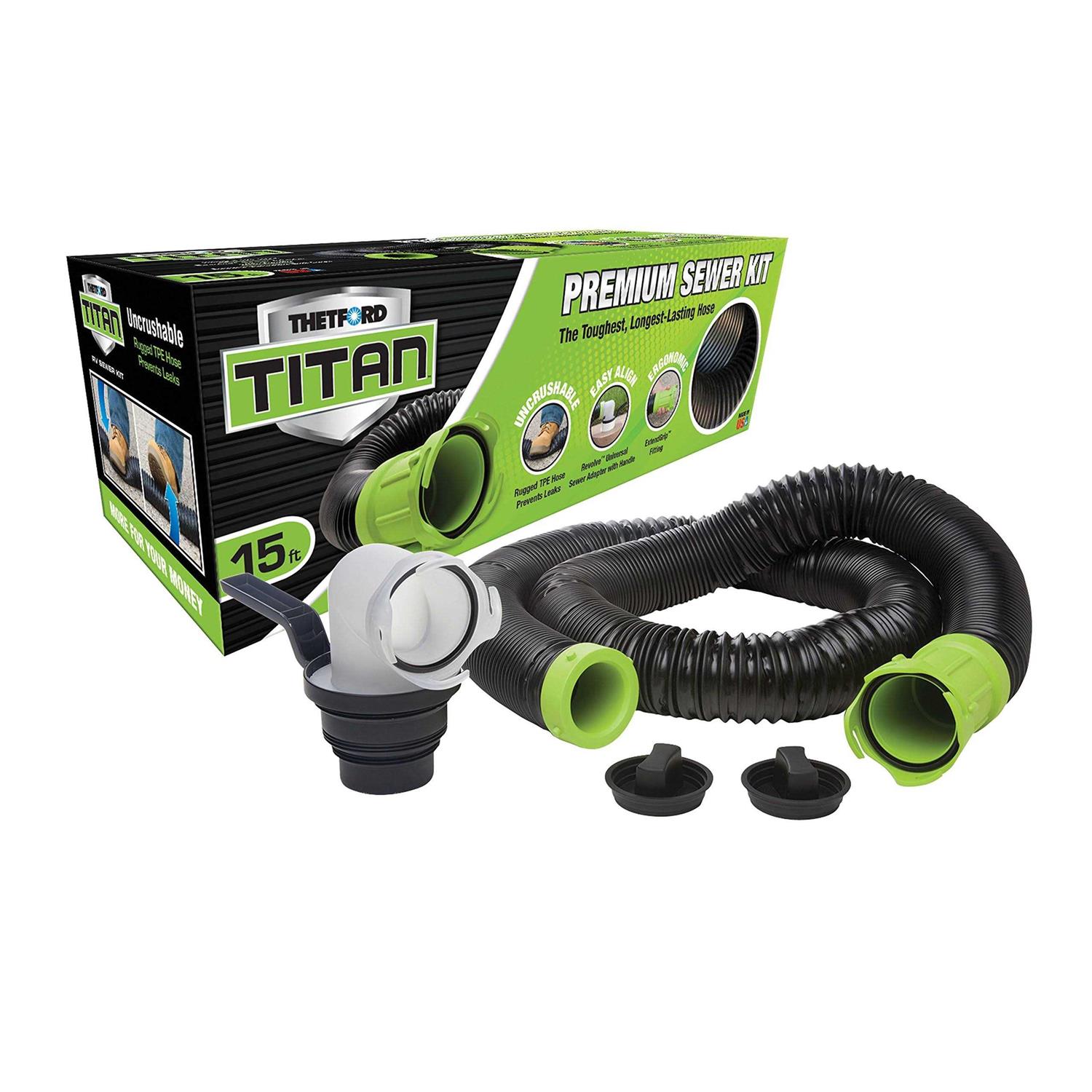 Thetford Titan Premium RV Sewer Hose Kit 17902 - Zenithce