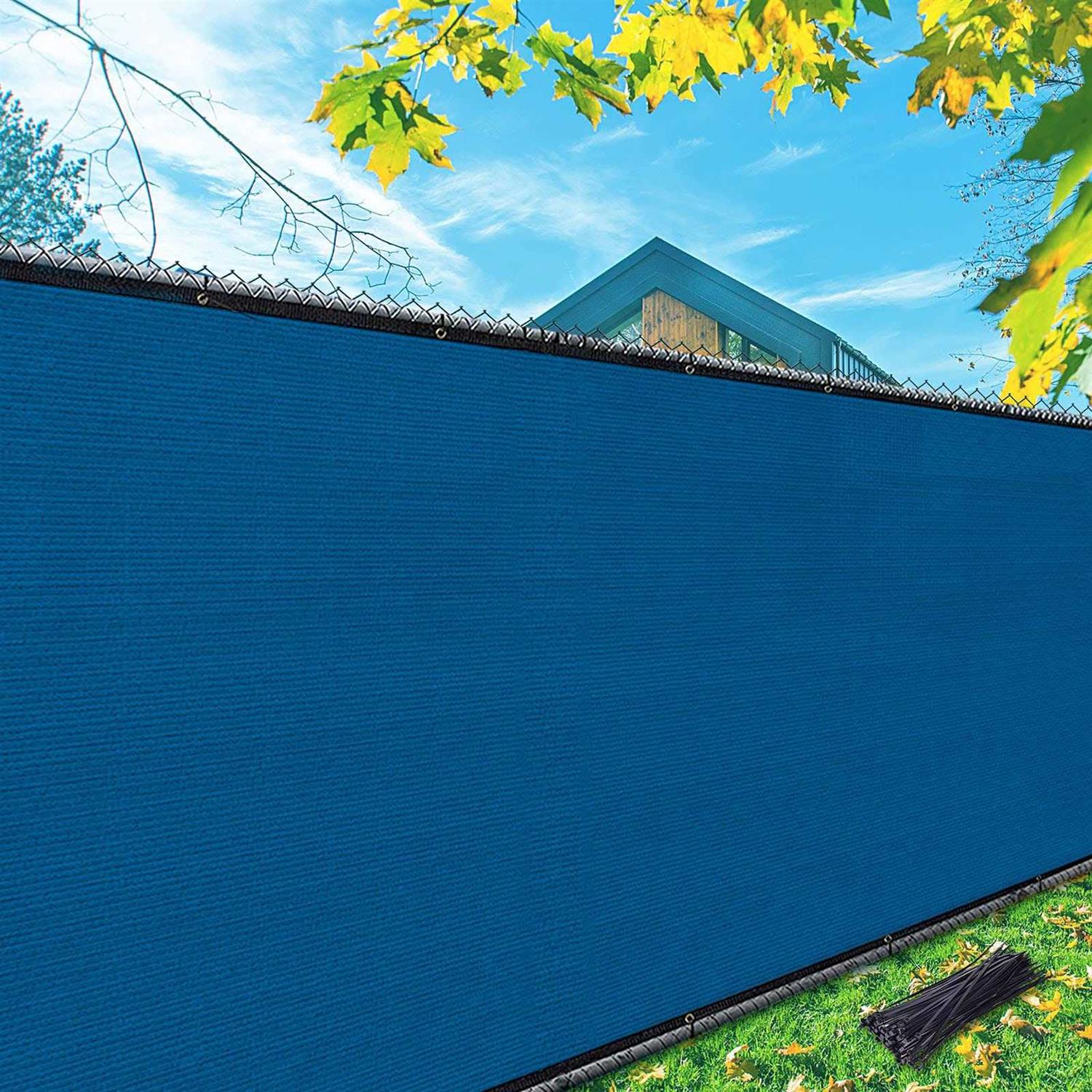 i COVER icover Privacy Screen Fence, garden Windscreen Mesh Shade Sail Net Barrier, Reinforced Bindings and Brass grommets cable - Zenithce