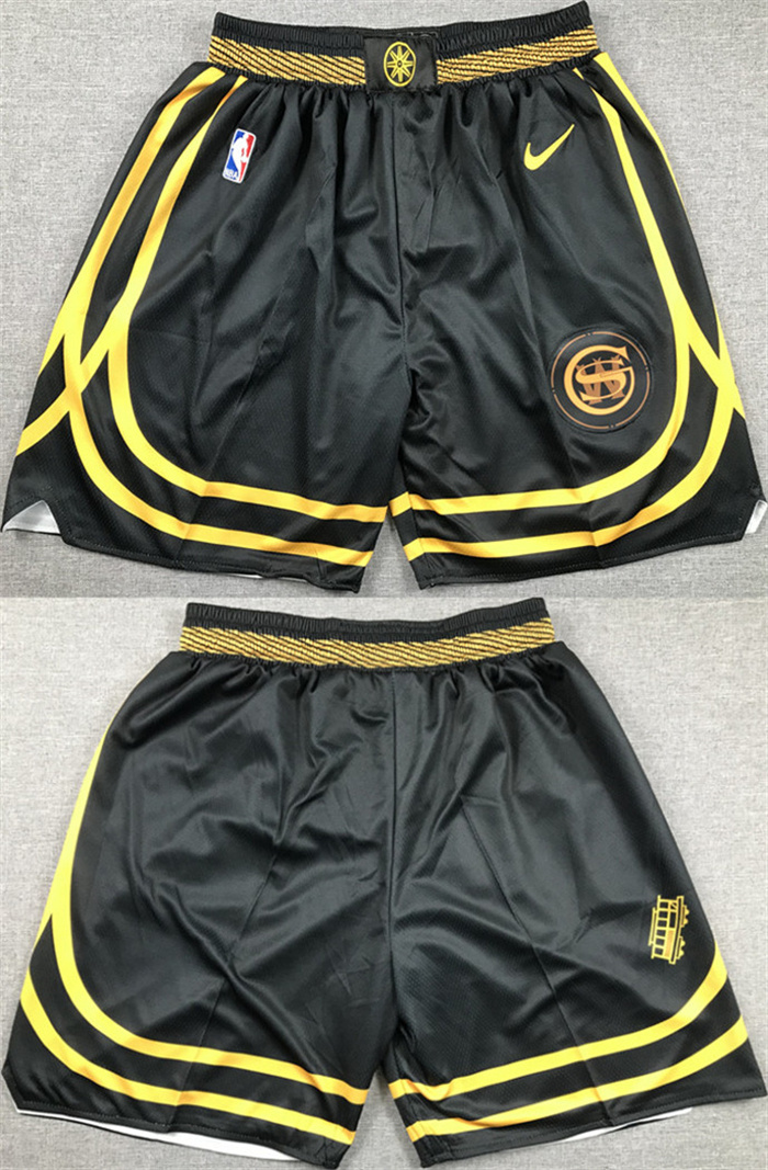 Golden State Warriors Black City Edition Shorts(Run Small) - Zenithce