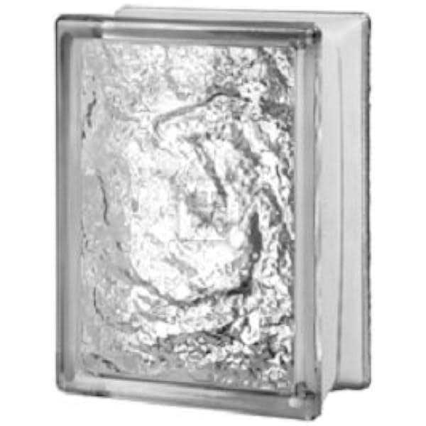 Quality Glass Block 6 x 8 x 3 Ice Glass Block - Zenithce