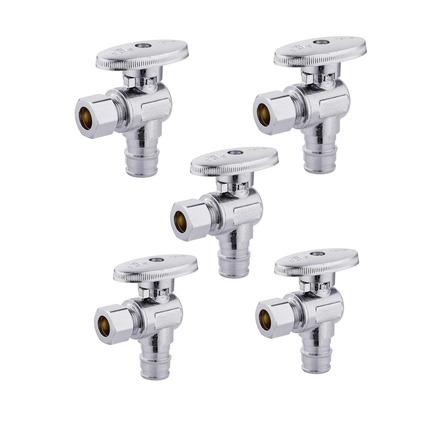 Efield Pex Pre-Assembled Ice Maker Outlet Box 12-Inch Pex F1807 Crimp with Installed 14-Turn Ball Valve - Zenithce