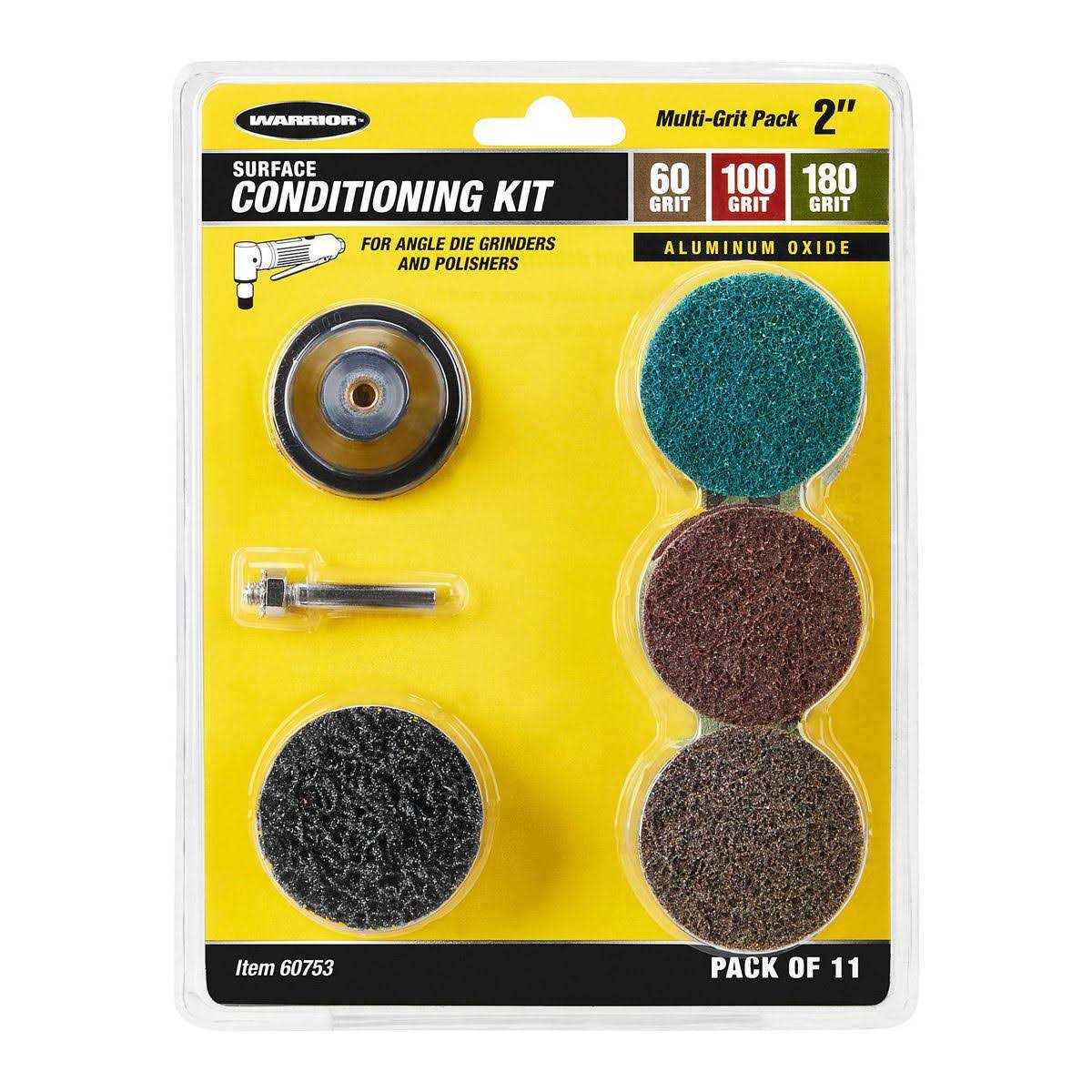 Warrior 2 in. Shaft Mounted Polycarbide Abrasive Wheel - Zenithce