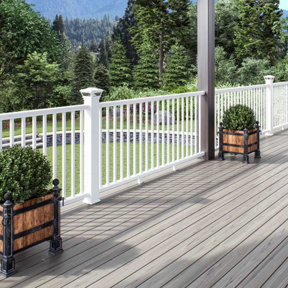 Deckorators 4-in-in x 4-in-in x 3-ft White Composite Deck Post Sleeve - Zenithce