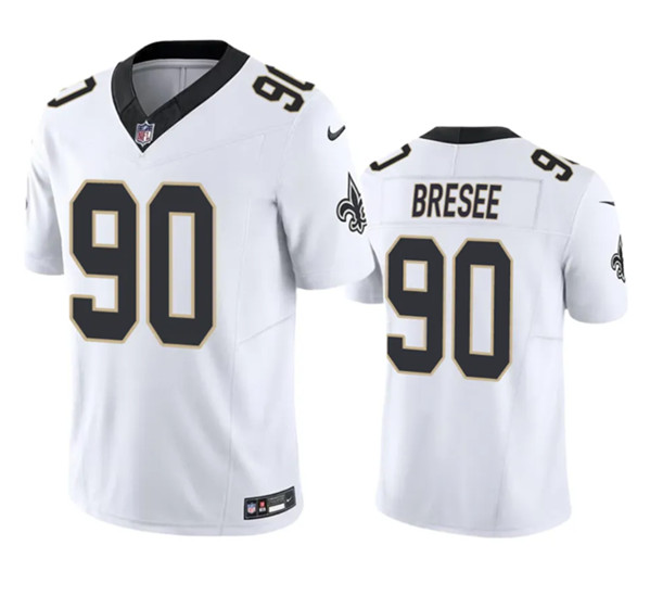 New Orleans Saints #90 Bryan Bresee White 2023 F.U.S.E. Vapor Untouchable Limited Stitched Jersey - Zenithce